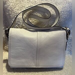 Coach Leather Flap Crossbody F10204